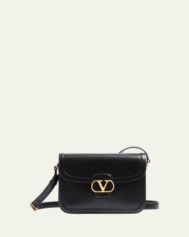 9 to 5 Flap Leather Saddle Shoulder Bag